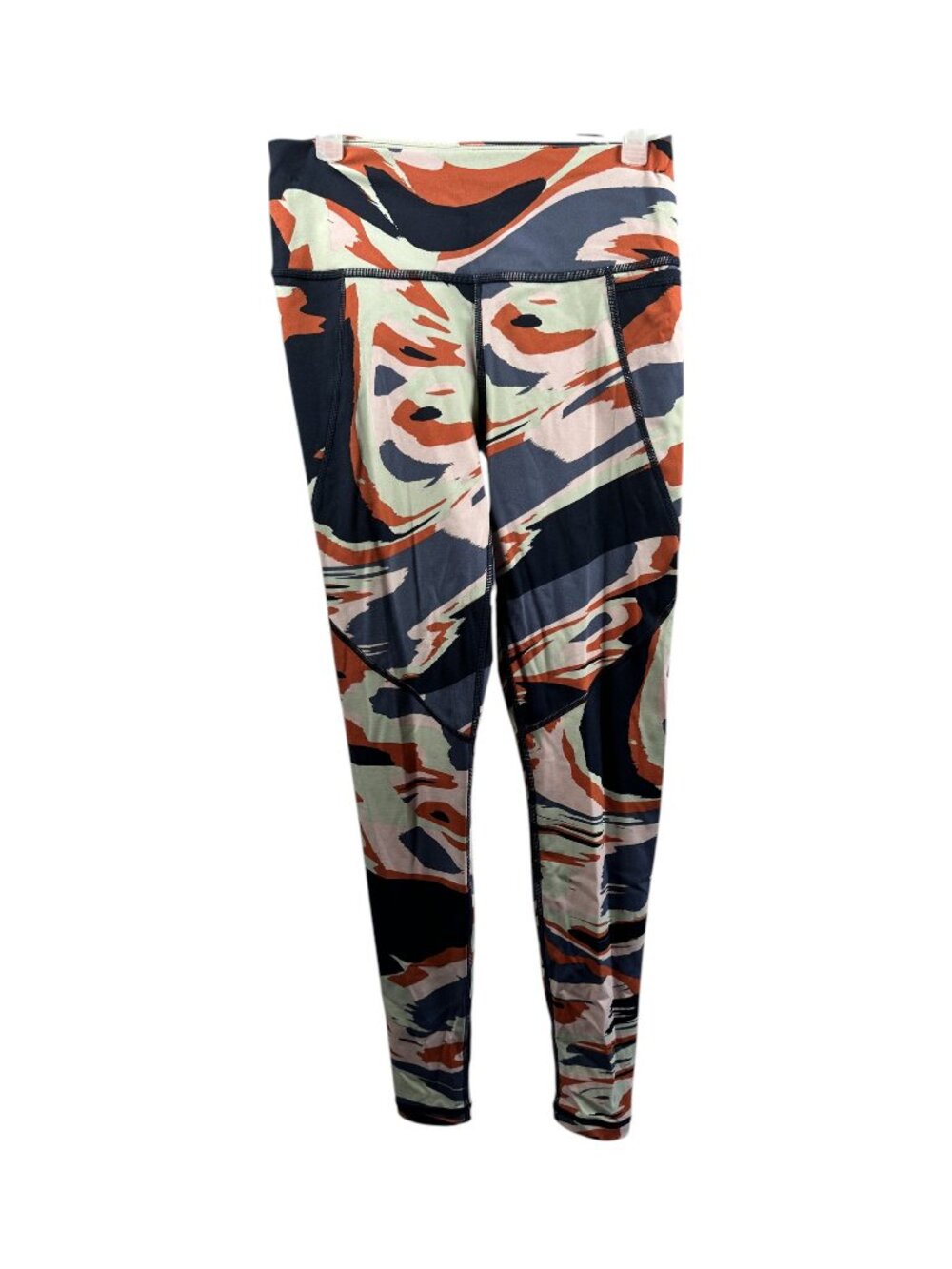 Sweaty Betty Full Length Leggings UK XS Colorful Abstract Polyamide Elastane